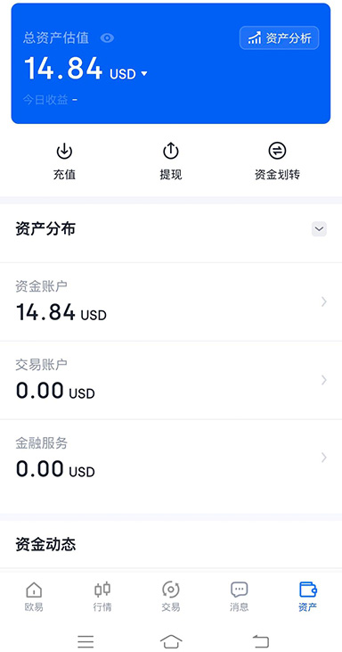 多币种列表界面